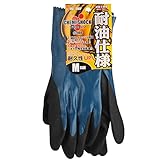 川西工業 グローブマニア ケミショック 1双入 グリーン M 【耐油ニトリルゴム手袋】 #2460
