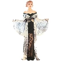 着物コスプレにも　ロングヴィグ付き Amazon.co.jp: 花魁 コスプレ ロング 仮装 コスプレ 和服 着物
