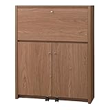 小島工芸 日本製 組立不要 健康仕様のFフォースター 高さ110.2cm ライティングデスク EP-90ライティングデスク ウォールモカ [幅89.5cm 奥行30cm] 2390567