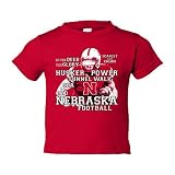 Nebraska Cornhuskers Football Traditions幼児用Tシャツ レッド