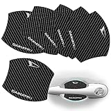 TANAMACHI ドアハンドルプロテクター 車用 マグネット式 傷防止 カーボンドアノブ ガード 引っかき傷 保護フィルム ドアノブプロテクター 6枚入り (ダイハツ)