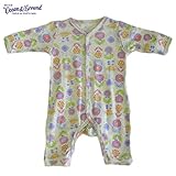 オーシャン＆グラウンド｜ベビー肌着長袖ロンパース｜フラワーピンク