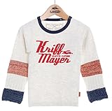 クリフメイヤー キッズ 袖ニットロンT 100cm クリーム 1427019K