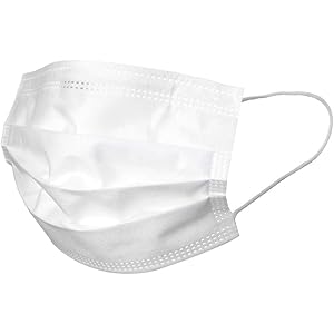 50枚 プリーツマスク3層構造不織布 高密度フィルター 飛沫・花粉・ほこり 使い捨て 口元快適 呼吸がラク 買い物 出勤 お出かけ安心 ふつうサイズ 男女兼用 箱付き