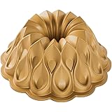 Nordic Ware 91777 Crown Bundt Pan, Gold