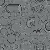 York Wallcoverings dy0197 Kids III Disney Pixar Cars 3ゲージ壁紙、Blacks