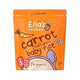 キッチンニンジンMulitgrainベビーライス125グラム (Ella's) (x 2) - Ella's Kitchen Carrot Mulitgrain Baby Rice 125g (Pac