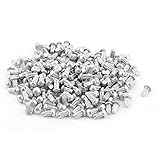 uxcell 200 個 　2.5mm x 4mm　アルミソリッドリベット　ラウンドヘッドリベット