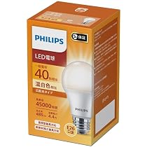 Amazon | パナソニック LED電球 口金直径26mm 電球40形相当 温白色相当