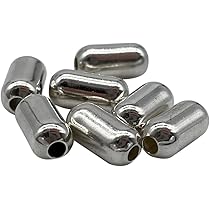 goro's SILVER シルバー 925 銀無垢 パイプビーズ 10個セット Amazon.co.jp: ゴロクロ 【 パイプビーズ 5mm×10mm ＜シルバー
