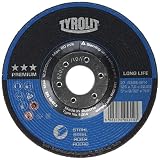 TYROLIT オフセット砥石 プレミアムタイプ 125mm #30 5314 【10枚入】