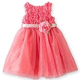 (キャサリンコテージ) Catherine Cottage 子供ドレス 女の子 ベビーフォーマル キッズ 結婚式 発表会 七五三 お宮参り PC728YB バラいっぱいラメベビーチュールドレス 80c