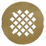 Plumbest d40 – 003装飾シャワー排水ストレーナ、Polished Brass