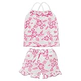 (チャックル) chuckle ハイビスカス水遊び用おむつパンツキャミソールセット ピンク 100cm M8923-100-20