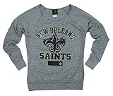 New Orleans Saints nflジュニアレディースFlashdanceスウェットシャツ、グレー