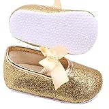 PUERI ベビー靴 ベビーシューズ ファーストシューズ キラキラ 軽量 柔かい 蝶結び 女の子 歩行練習用　出産祝い ギフト