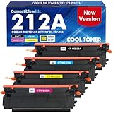 212A 212X トナーカートリッジ 4個パック HP 212A 212X 212 W2120A W2120X HP Color LaserJet Enterprise M554 M555 M555dn M554dn M555x MFP M578f M578dn用 M578c M578zシリーズプリンターインク。