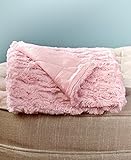 Faux Fur Sherpa Backedベビーブランケット 30" x 40"