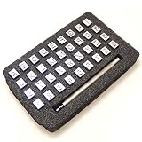 [アイランドパピー] レザークラフト 刻印 ポンチ アルファベット 数字 革 打刻印 打ち具 (6.5mm)