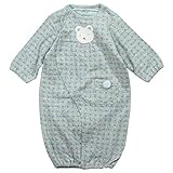 《秋冬春対応》(日本製) Pample Mousse(パンプルムース) 接結天竺ジャガードドット柄2WAYドレス 50cm~70cm/BL NO.DP-73552