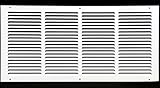 24 " W x 14 " HスチールReturnエアグリル – Sidewall and Cieling – HVACダクトカバー – ホワイト[外側寸法: 25.75 " W x 15.75 " 