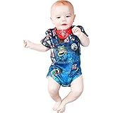Hillbilly Farmer Romper Infant Costume (Size:6 Months ) by Faux Real [並行輸入品]