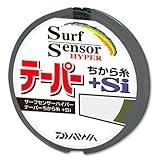 ダイワ(DAIWA) 投釣り力糸 サーフセンサーハイパーテーパー力糸+Si 0.8-6号 12m×3 イエロー