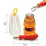31in1 精密ドライバーセット家庭用 修理ツール 特殊多機能ツールキット 収納便利 iPhone Android 修理?開腹?分解?修復 DIY作業 トルクス/ヘクスローブ/六角棒/Y型/三角ネジ/