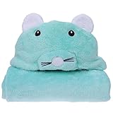 Domybest ベビーバスタオル ベビー 赤ちゃん用 空調ブランケット 体拭き 子供 サンゴベルベット フード付き 柔らかく かわいい ふわふわ 吸水速乾