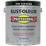 RUST-OLEUM 242251 Professional Gallon Flat Black Protective Enamel [並行輸入品]