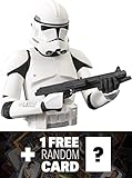 Clone Trooper : Star WarsビニールバストBankシリーズ+ 1 Free officialスターウォーズTradingカードバンドル