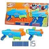 ハズブロ(HASBRO) ナーフ エリートJR. アルティメイト スターターセット、簡単操作のブラスター2種、ナーフエリートダーツ15本付き、屋外ゲーム、対象年齢6才以上 F6369 正規品