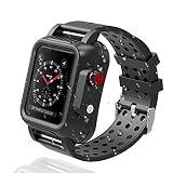 対応 Apple Watch 7/8 41mm 防水 バンド+ケース アップルウォッチ8 41 カバー シリコン スポーツ IP65防水 防塵 傷防止 防衝撃 TPU材質 全面保護ケース Apple Watch 8カバー（41ｍｍ）