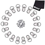eBoot 100 Pcs D Ring Picture Frame Hanging Hangers Single Hole with Screws [並行輸入品]