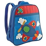 ステファンジョセフ【ハリウッドスター&セレブ御用達】男の子用GO-GO BAGブルーエアプレインリュック,バックパック,飛行機かばん,水色,飛行機バッグ,通園・通学バッグ,Stephen Joseph