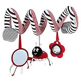 JES&MEDIS　可愛い蜂ハチ　ぬいぐるみ　おしゃべり　赤ちゃんおもちゃ　鏡付き　ベビーキッズ向けベビーカー　ベッド　がらがら　ぶら下げ　おもちゃ