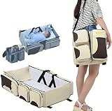 3 in 1 Diaper Bag - Travel Bassinet - Change Station - Multi-purpose?? Lounge to go, Tote Bag, Infan