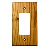 Sierra Lifestyles Traditional Switch Plate, 1 Rocker, Finished, Russian Olive by Sierra Lifestyles