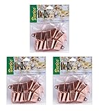 Darice 10149 12-Piece Cow Bell 1.25-Inch Copper (3 Pack) [並行輸入品]