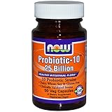 [海外直送品] ナウフーズ　 Probiotic-10 25 Billion 50 Vcaps(Size: 50) by