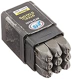 Advanced Tool Design Model ATD-9601 9 Piece 3/16" Steel Number Set [並行輸入品]