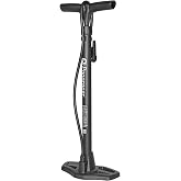 パナレーサー(Panaracer) 自転車 空気入れ【アダプター不要で全バルブ対応】樹脂製 フロアポンプ ブラック BFP-PSLD8-B