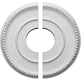 Ekena Millwork CM12BR2 12 1/2"OD x 3 7/8"ID x 3/4"P Bradford Ceiling Medallion, Fits Canopies up to 