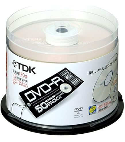 Amazon.co.jp: TDK DVD-Rデータ用 1-8倍速記録対応 50枚入り [DVD