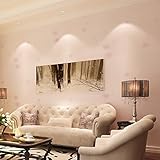 (ハンメロ)HANMEROのりなし壁紙 タンポポ フリース パープル カントリー 1ロール（53cm×10m）