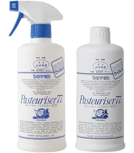 DOVER Pasteuriser 77 除菌剤 ドーバー パストリーゼ77 500ml(スプレーヘッド付き) | 除菌アイテム