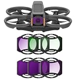 DJI Avata 2ドローン 対応 フィルターレンズフィルターキット防水 白飛び防止 紫外線ブロック (UV+CPL+ND8 16 32 64)