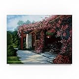 Gardenシーン1 by Anthony Casay、24 x 81 cmキャンバス壁アート