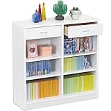 【家具 本棚】 シェルフ9090 【ホワイト 92013/ブラウン 31035】【メーカー直送のため代引不可】 インテリア 書斎 リビング 本 コミック 漫画 マンガ A4ファイル 小物 収納 クロシオ　お洒落　おしゃれ　シンプル　激安