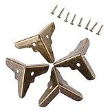 4個入り アンティーク コーナー金具 ボックスラッチ コーナープロテクター 装飾金具 三辺 20*20*20mm
